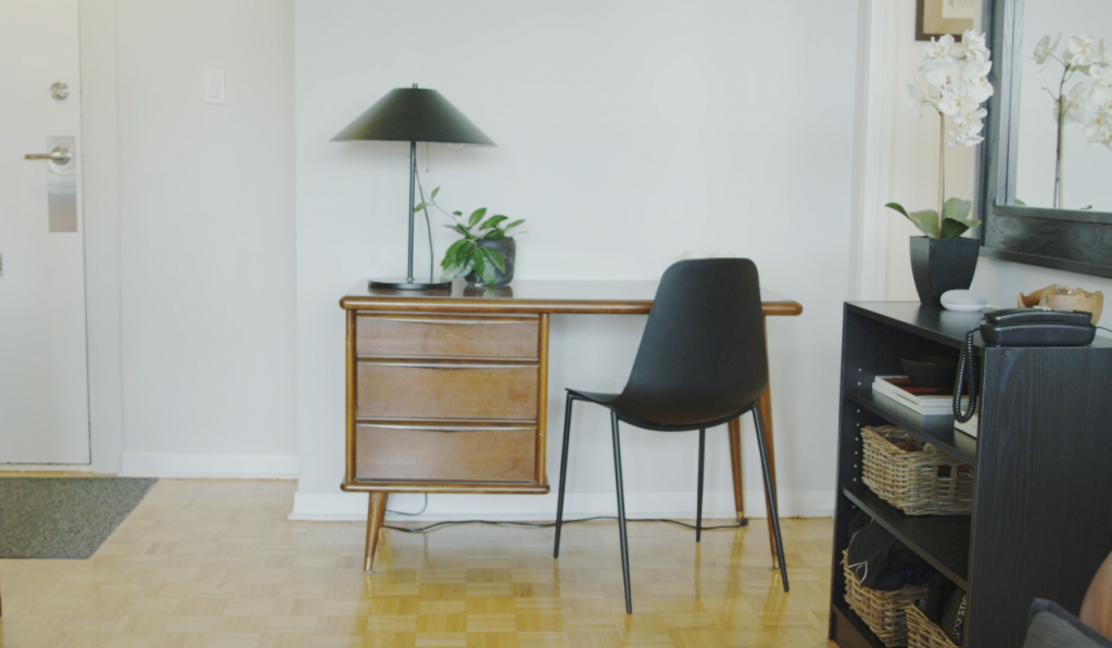 Chair and Desk are Statement Pieces in Your Rental Apartment