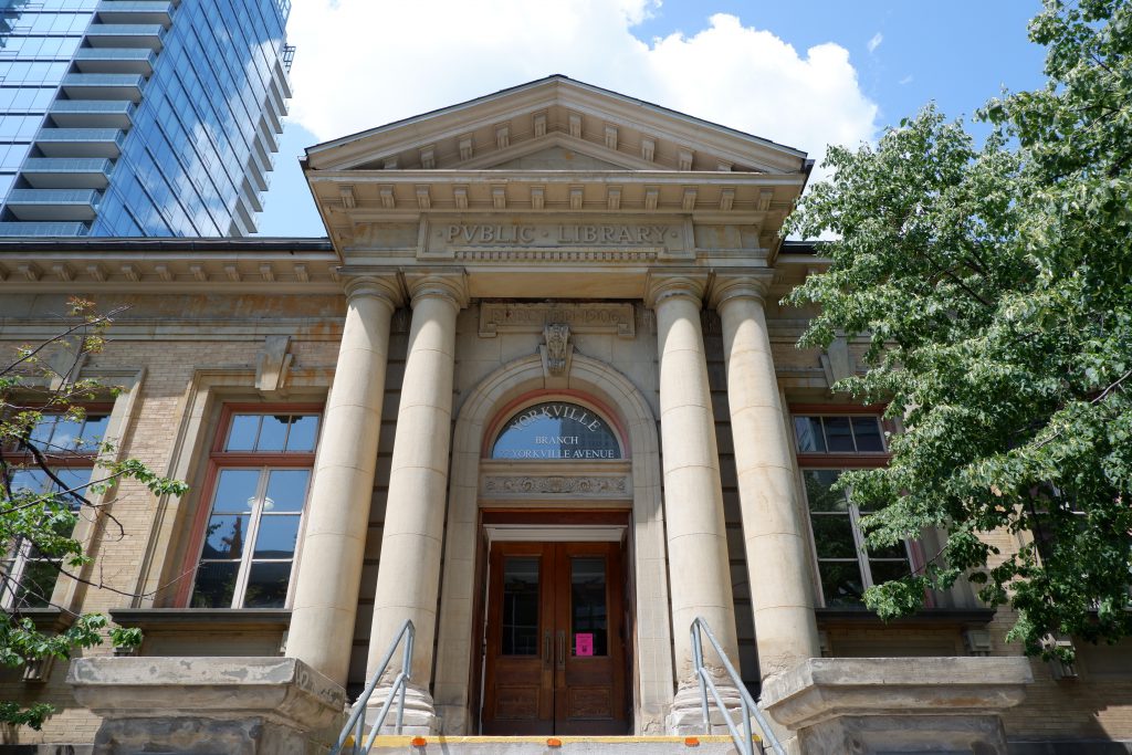 Toronto Public Library in Yorkville near Apartments for Rent