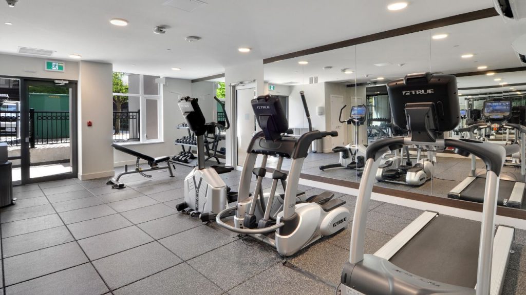 Rental Apartment Building Gym North Vancovuer